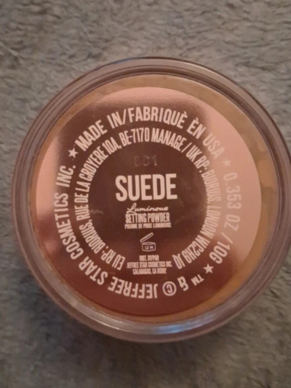 Jeffree Star Suede Luminous Setting Powder - Beige